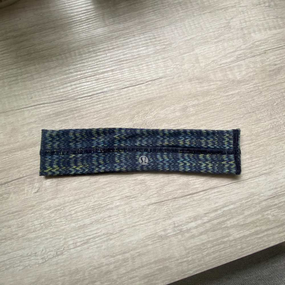 Lululemon Blue and Green Headband - OS